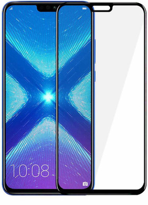 Juberous Edge To Edge Tempered Glass for Honor 8X(Pack of 1)