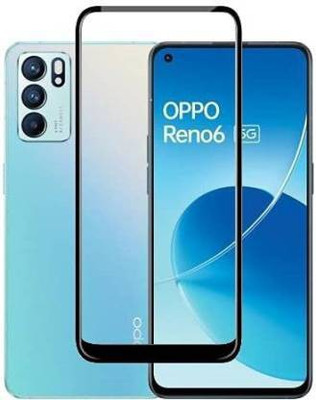 kentop Edge To Edge Tempered Glass for Oppo Reno6 5G + CPH2251(Pack of 1)