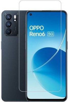kentop Tempered Glass Guard for Oppo Reno6 5G + CPH2251(Pack of 1)