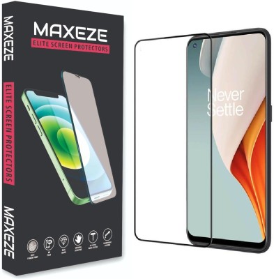 MAXEZE Tempered Glass Guard for OnePlus 9R(Pack of 1)