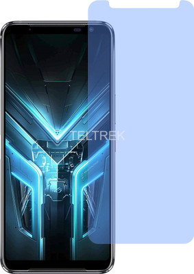 TELTREK Tempered Glass Guard for ASUS ROG PHONE 3 STRIX ASUS I003DD (Impossible AntiBlue Light)(Pack of 1)