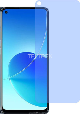 TELTREK Tempered Glass Guard for OPPO RENO6 Z 5G (Impossible AntiBlue Light)(Pack of 1)