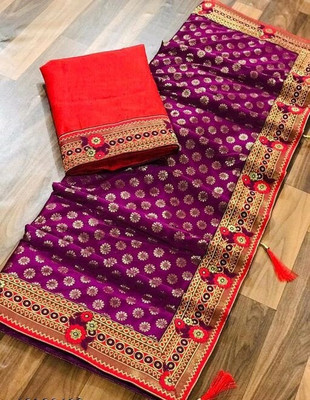 AKFABRICS Printed Bollywood Lycra Blend Saree(Multicolor)