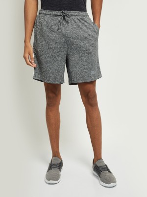 MAX Solid Men Grey Basic Shorts