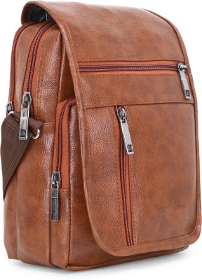 ADAMSON Tan Sling Bag Tablet Slingbag