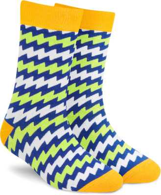 Dynamocks Men & Women Printed Mid-Calf/Crew