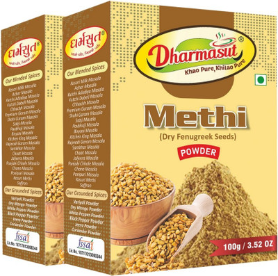 Dharmasut Fenugreek Seed Powder | Methi Dana Powder 200g(2 x 100)