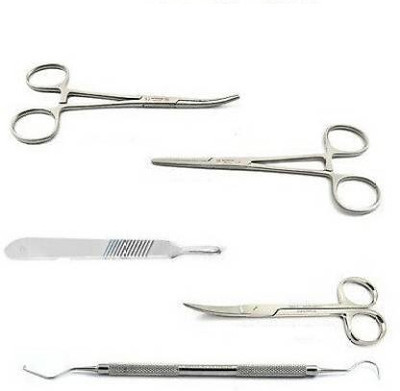 ARINEO 5 PCS. SURGICAL INSTRUMENT SET Utility Forceps Utility Forceps