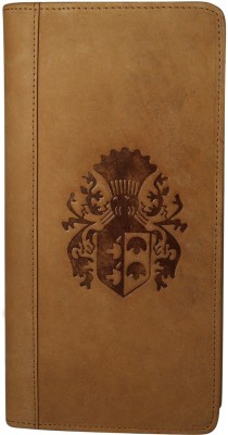 Style 98 Premium Quality Leather Travel Document Holder//Passport Holder//Gift Set for Men & Women (TAN)(Tan)