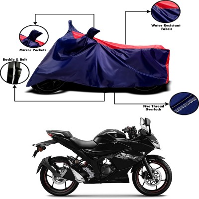 Ascension Two Wheeler Cover for Suzuki(Gixxer SF, Red, Blue)