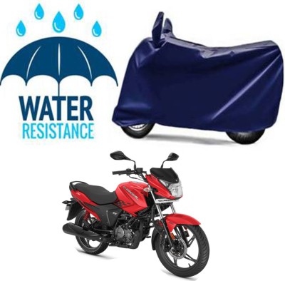 MMSSTAR Waterproof Two Wheeler Cover for Hero(Glamour, Blue)