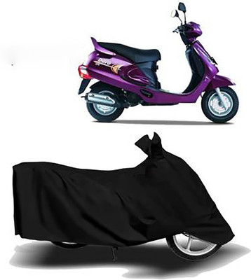 JKR Waterproof Two Wheeler Cover for Mahindra(Duro 125, Black)