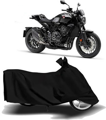 Mdstar Waterproof Two Wheeler Cover for Honda(CB 1000R, Black)