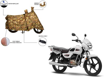 Pop Shade Two Wheeler Cover for TVS(Radeon, Multicolor)