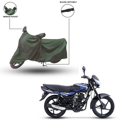 Home Ark Two Wheeler Cover for Bajaj(CT100, Green)