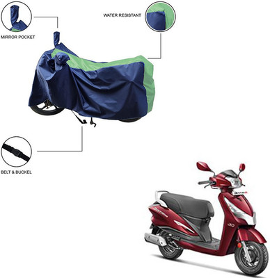 Home Ark Two Wheeler Cover for Hero(Destini 125, Green)