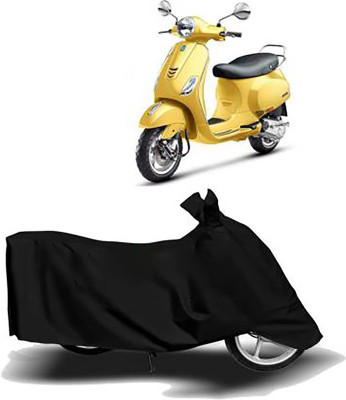 JKR Waterproof Two Wheeler Cover for Vespa(Vespa VXL, Black)