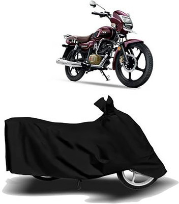 Mdstar Waterproof Two Wheeler Cover for TVS(Radeon, Black)