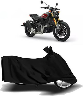 KPIND Waterproof Two Wheeler Cover for Indian(FTR 1200, Black)