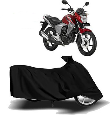 JKR Waterproof Two Wheeler Cover for Honda(Dazzler, Black)
