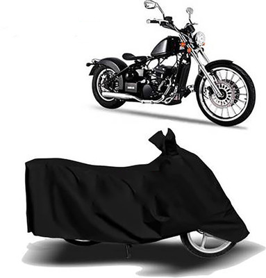 JKR Waterproof Two Wheeler Cover for FAB Regal Raptor(Bobber 350, Black)