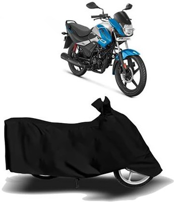 KPIND Waterproof Two Wheeler Cover for Hero(Passion Pro, Black)