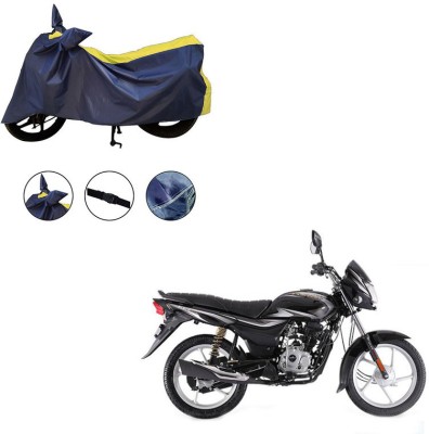 Trader's Stop Two Wheeler Cover for Bajaj(Platina, Yellow)