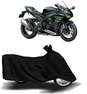 JKR Waterproof Two Wheeler Cover for Kawasaki(Ninja ZX-10R, Black)