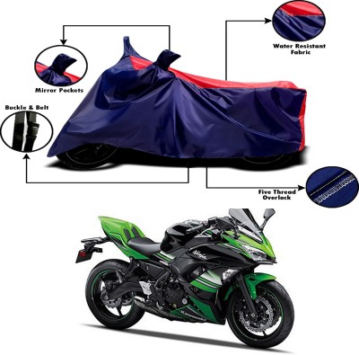 Ascension Two Wheeler Cover for Kawasaki(Ninja 650, Red, Blue)