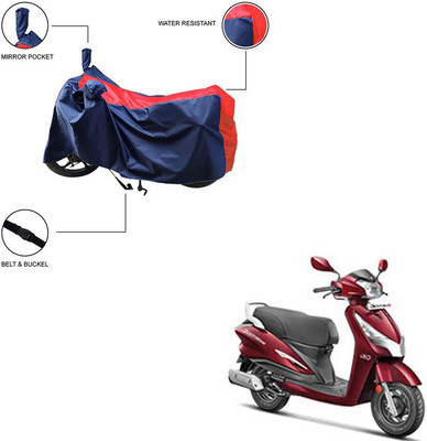Pop Shade Two Wheeler Cover for Hero(Destini 125, Red)