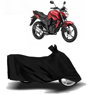 JKR Waterproof Two Wheeler Cover for Yamaha(FZ16, Black)