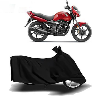 JKR Waterproof Two Wheeler Cover for Honda(Unicorn Dazzler, Black)