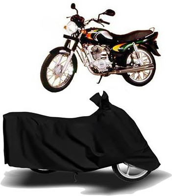 JKR Waterproof Two Wheeler Cover for Kawasaki(Caliber, Black)
