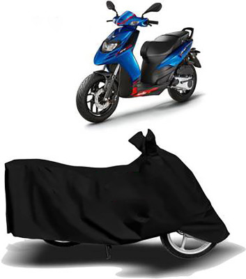 JKR Waterproof Two Wheeler Cover for Aprilia(SR 125, Black)