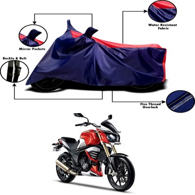 Ascension Two Wheeler Cover for Mahindra(MOJO XT 300, Red, Blue)