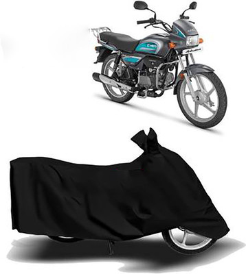 KPIND Waterproof Two Wheeler Cover for Hero(MotoCorp Splendor Plus, Black)
