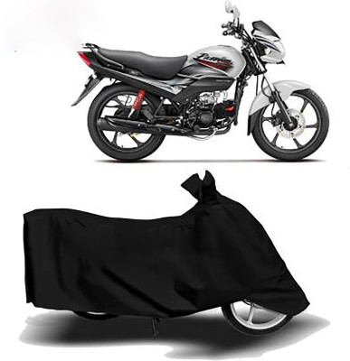 JKR Waterproof Two Wheeler Cover for Hero(Passion Pro i3S, Black)