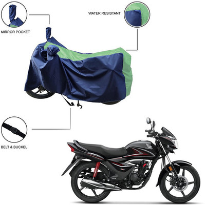 Home Ark Two Wheeler Cover for Honda(CB Shine, Green)