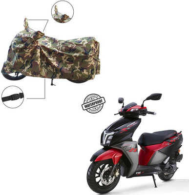 Trader's Stop Waterproof Two Wheeler Cover for TVS(NTORQ, Multicolor)