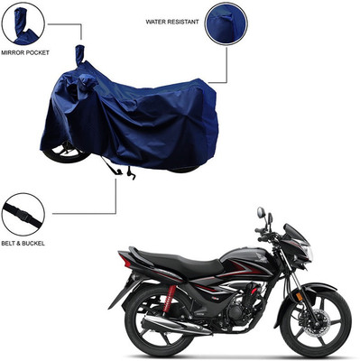 Pop Shade Two Wheeler Cover for Honda(CB Shine, Blue)