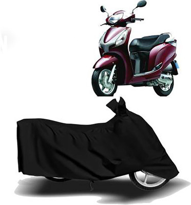 KPIND Waterproof Two Wheeler Cover for Mahindra(Duro, Black)