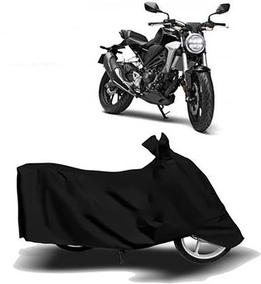 JKR Waterproof Two Wheeler Cover for Honda(CB300R, Black)