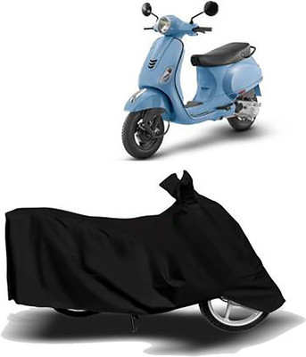 JKR Waterproof Two Wheeler Cover for Vespa(Vespa LX, Black)