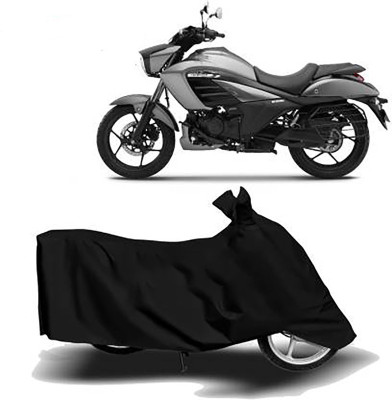KPIND Waterproof Two Wheeler Cover for Suzuki(Intruder, Black)