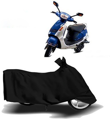 Mdstar Waterproof Two Wheeler Cover for Kinetic(Nova, Black)