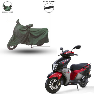 Trader's Stop Two Wheeler Cover for TVS(NTORQ, Green)