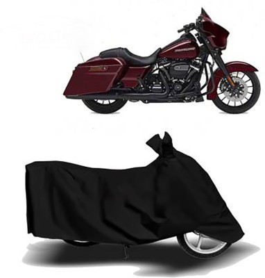 KPIND Waterproof Two Wheeler Cover for Harley Davidson(Street Glide Special, Black)