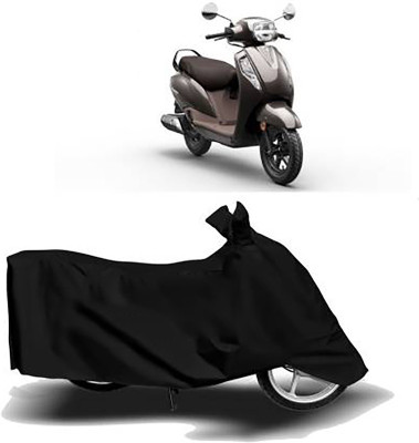 JKR Waterproof Two Wheeler Cover for Suzuki(New Access 125, Black)