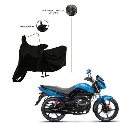 Pop Shade Two Wheeler Cover for Hero(Splendor I Smart, Black)