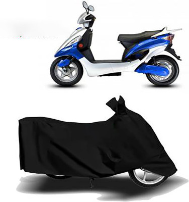 KPIND Waterproof Two Wheeler Cover for Hero(Electric Maxi, Black)